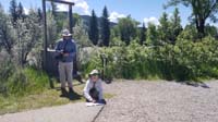 05-Daddy_walking_Kenny_working_on_his_Junior_Ranger_program