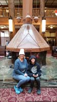 090-Mommy_and_Kenny_in_Many_Glacier_Lodge_lobby