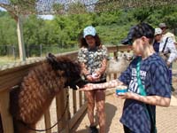 038-Leyna_and_Kenny_feeling_a_llama