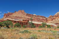 034-scenic_view_from_Capital_Reef_NP_vistor_center-Castle_Rock