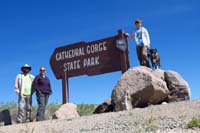 06-family_at_Cathedral_Gorge_State_Park-visitor_center_closed_due_to_COVID