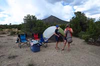 07-found_our_campsite_a_little_NE_of_Sacremento_Pass_.2_miles_from_Hwy_6_at_7200_ft