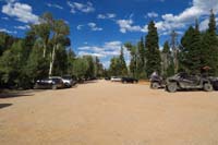 27-fairly_busy_parking_area_at_5pm-lots_of_ATV_rentals