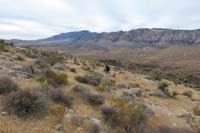 25-Kenny_leading_the_way_traversing_to_south_to_another_side_canyon_to_descend