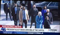 08-Biden_and_Harris_exit_motorcade-everyone_wearing_a_mask-very_respective_and_serious_about_pandemic