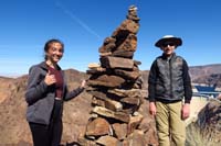 16-Sierra_and_Kenny_with_Hoover_Point_cairn_tower-we_added_a_couple_more_rocks