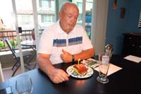 25-Grandpa_Duke_gets_to_blow_out_candles_on_a_single_piece_of_cake