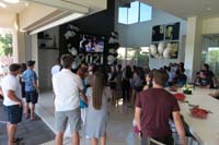 01-Kenny's_entire_8th_grade_class_at_their_parents_enjoy_party_at_Babak's_house-watching_slideshow