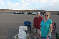 16-Grammy_and_Grandpa_Duke-our_week_old_Tesla_in_background_travelled_on_a_dirt_road,now_it's_officially_dirty