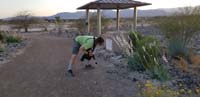 20-Daddy_looking_at_the_sidewinder_rattlesnake_the_slithered_under_the_penstemon